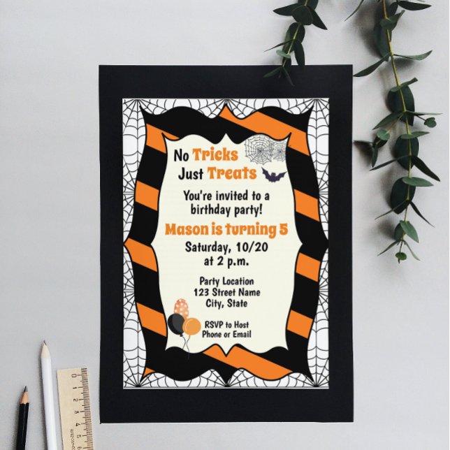 Halloween Birthday Invitation (Creator Uploaded)