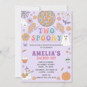 Halloween Birthday Invitation, EDITABLE Halloween  Invitation