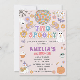 Halloween Birthday Invitation, EDITABLE Halloween  Invitation