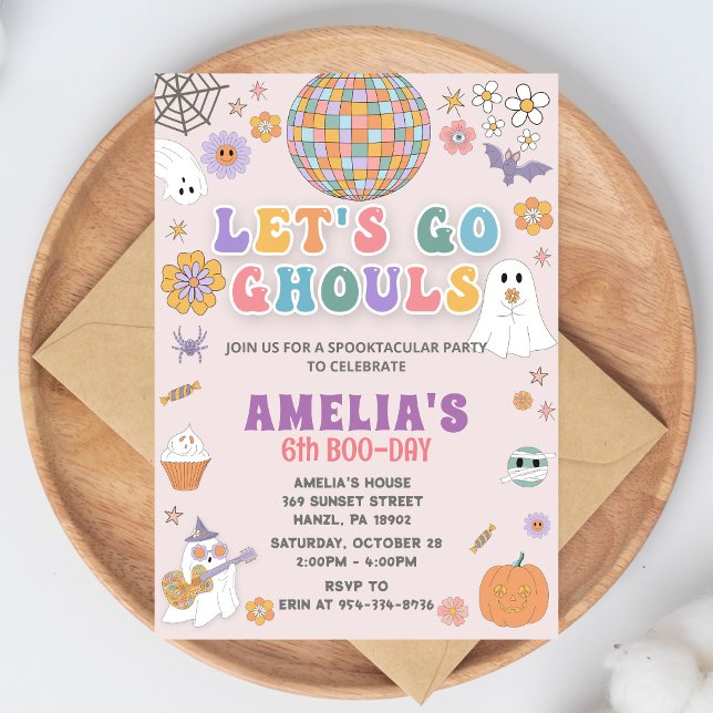 Halloween Birthday Invitation, EDITABLE Halloween  Invitation (Creator Uploaded)