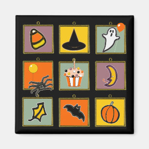 Halloween Birthday Magnet