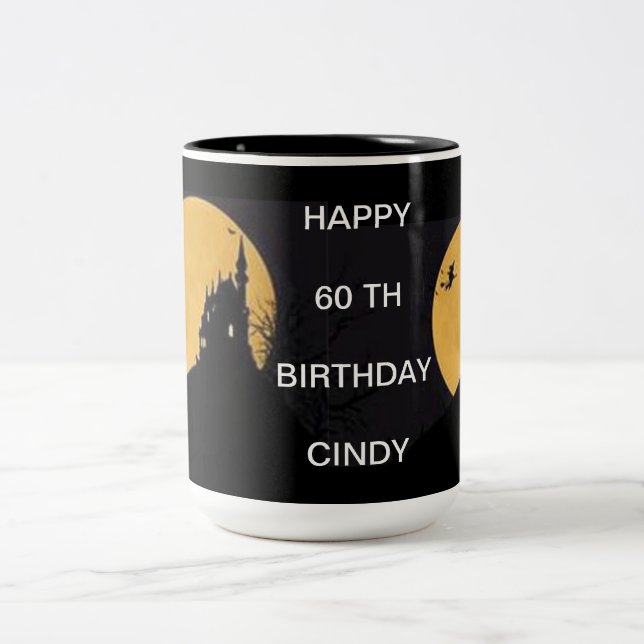 HALLOWEEN  BIRTHDAY MUG (Center)