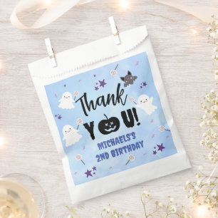 Halloween Birthday Party Boy Blue Cute Spooky Favour Bags