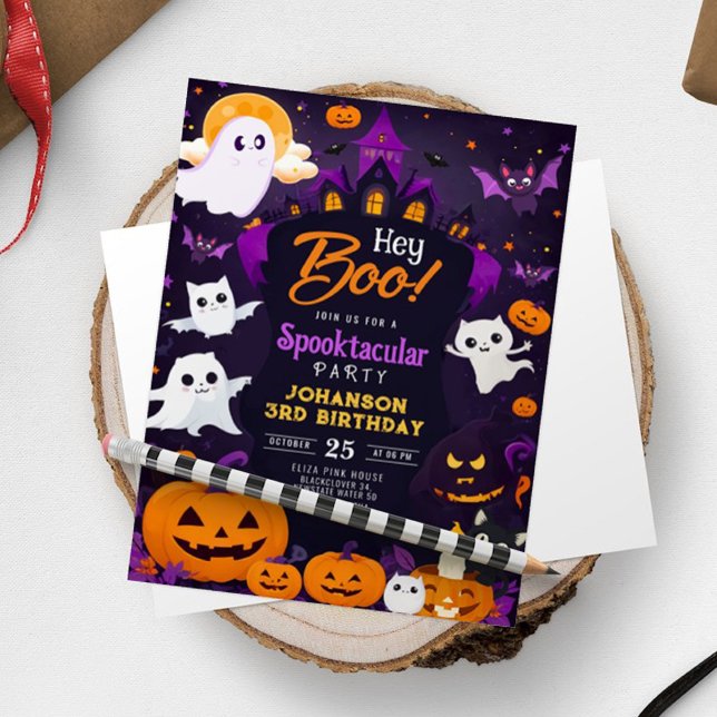 Halloween Birthday Party Celebration Invitation (Halloween Birthday Party Celebration Invitation )