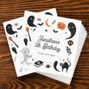 Halloween Birthday Party Napkin