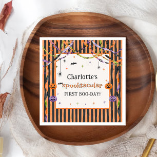Halloween Birthday Spooktacular Napkins 