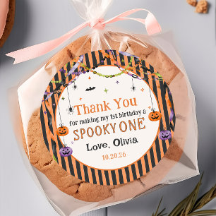 Halloween Birthday Spooktacular Sticker