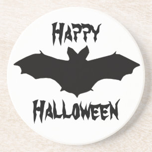 Halloween Black Bat Coaster