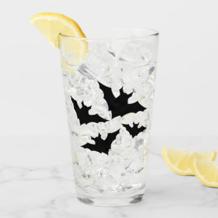 Halloween black bats cool spooky glass