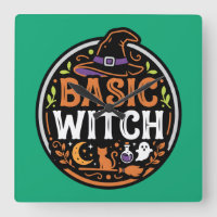 Halloween: black cat and ghost – Basic Witch.