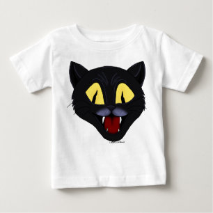 Halloween Black Cat  Baby T-Shirt