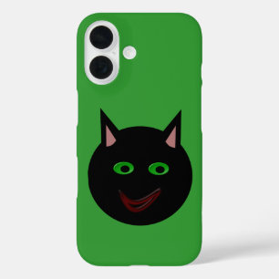 Halloween Black Cat iPhone 16 Case
