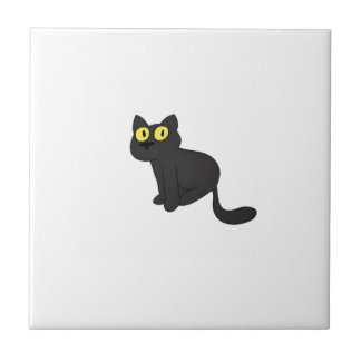 Halloween Black Cat Classic T-Shirt Tile