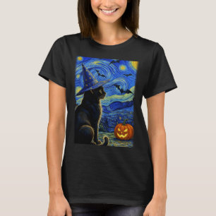 Halloween Black Cat Funny Cats Lover For Men Women T-Shirt