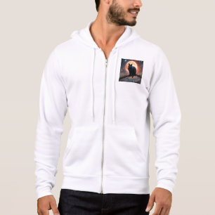 Halloween Black Cat Moonlight, Hoodie
