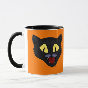 Halloween Black Cat Mug