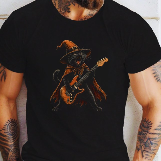 Halloween-black-cat T-Shirt (Creator Uploaded)