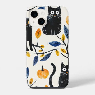 Halloween Black Cats and Moons Funny Witchy for K iPhone 14 Case