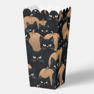 Halloween black cats favour box