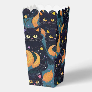 Halloween black cats favour box