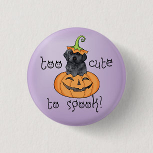 Halloween Black Lab 3 Cm Round Badge