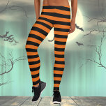 Halloween Black & Orange Costume Leggings<br><div class="desc">Halloween Black and Orange costume leggings. You can dress up like a witch,  or a convict/prisoner.</div>