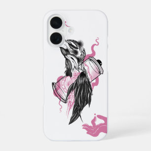 Halloween Black Raven Gothic Apple iPhone 16 Case
