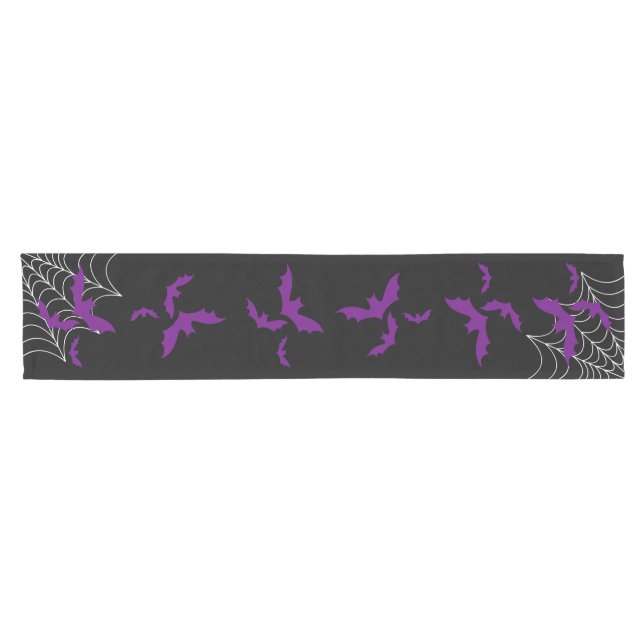 Halloween Black Short Table Runner (Horizontal)