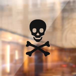 Halloween black skull scary spooky decorations 