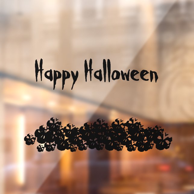 Halloween black skulls pile custom text (Sheet 2)