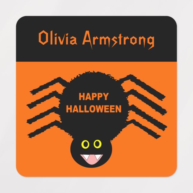 Halloween Black Spider Custom Kids (Design 1)
