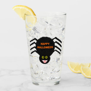 Halloween Black Spider Glass