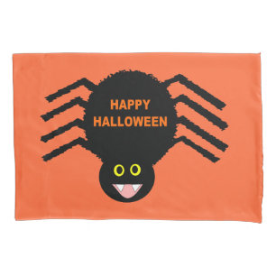 Halloween Black Spider Pillowcase
