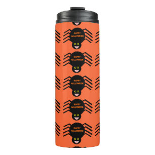 Halloween Black Spider Thermal Tumbler