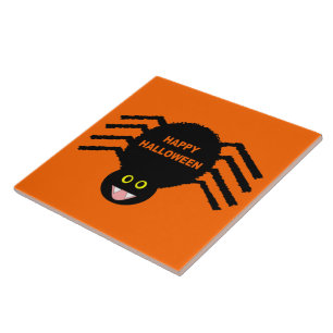 Halloween Black Spider TileHa Tile