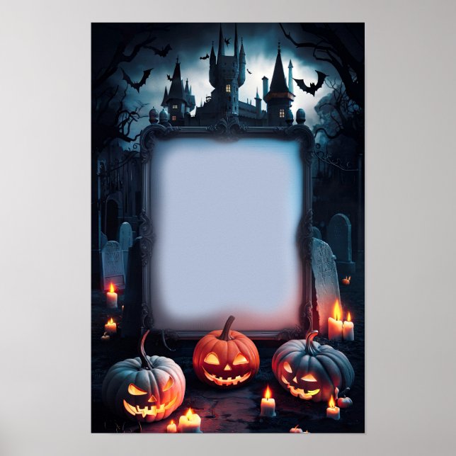 Halloween Blank Invitation Poster #1 (Front)
