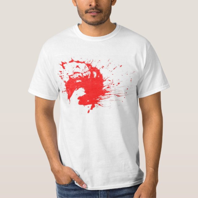 Halloween blood-splatter T-shirt (Front)