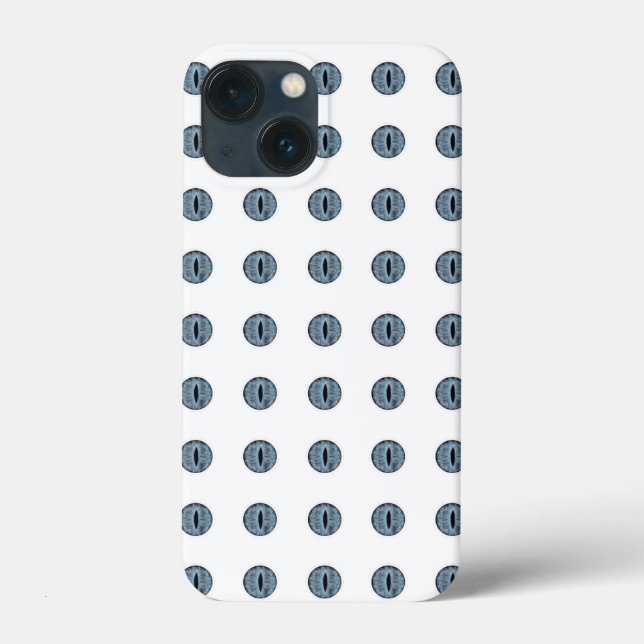 Halloween Blue Polka Dot Eyes Case-Mate iPhone Case (Back)