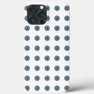 Halloween Blue Polka Dot Eyes iPhone 13 Pro Max Case