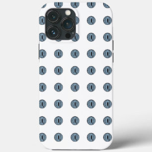 Halloween Blue Polka Dot Eyes iPhone 13 Pro Max Case