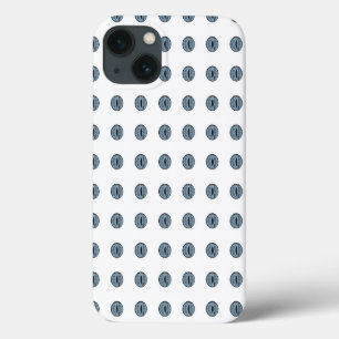 Halloween Blue Polka Dot Eyes iPhone 13 Case