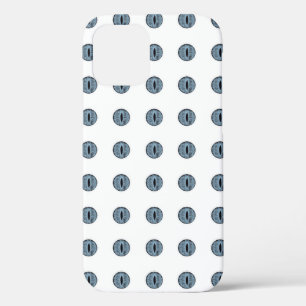 Halloween Blue Polka Dot Eyes iPhone 12 Pro Case