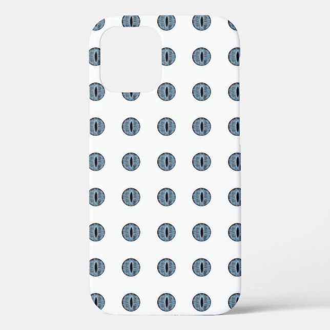 Halloween Blue Polka Dot Eyes Case-Mate iPhone Case (Back)