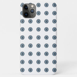 Halloween Blue Polka Dot Eyes Case-Mate iPhone Case