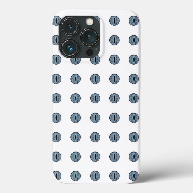 Halloween Blue Polka Dot Eyes Case-Mate iPhone Case (Back)