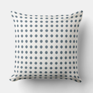 Halloween Blue Polka Dot Eyes Cushion