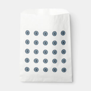 Halloween Blue Polka Dot Eyes Favour Bags