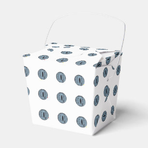 Halloween Blue Polka Dot Eyes Favour Box