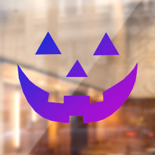 Halloween blue purple Jack o lantern scary funny 