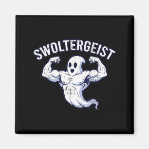 Halloween Bodybuilding Ghost Funny Swoltergeist Magnet